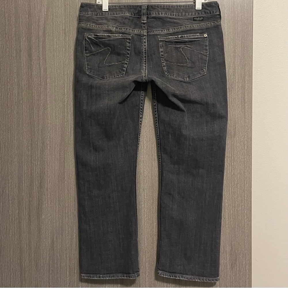 Silver Jeans Dark Gray Cropped Pants